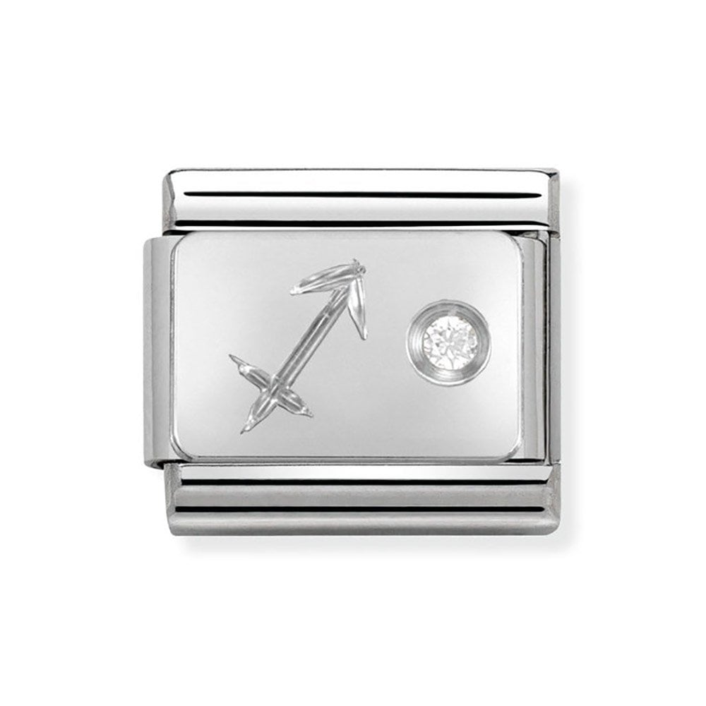 Nomination Silver and Zirconia Classic Sagittarius Charm 330302_09