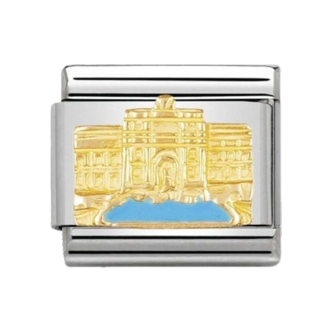 Nomination Classic Gold Trevi Fountain Charm