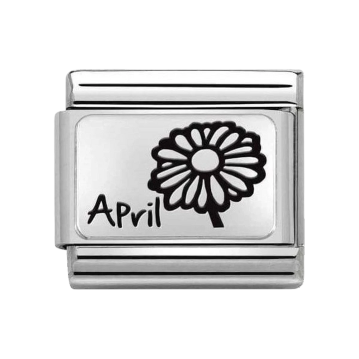Nomination Classic Classic Silver Daisy April Flower Charm 330112_16