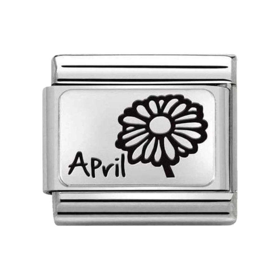Nomination Classic Classic Silver Daisy April Flower Charm 330112_16
