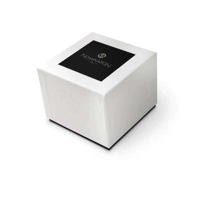 Nomination Paris White Mother of Pearl Rectangular Dial Charm Watch