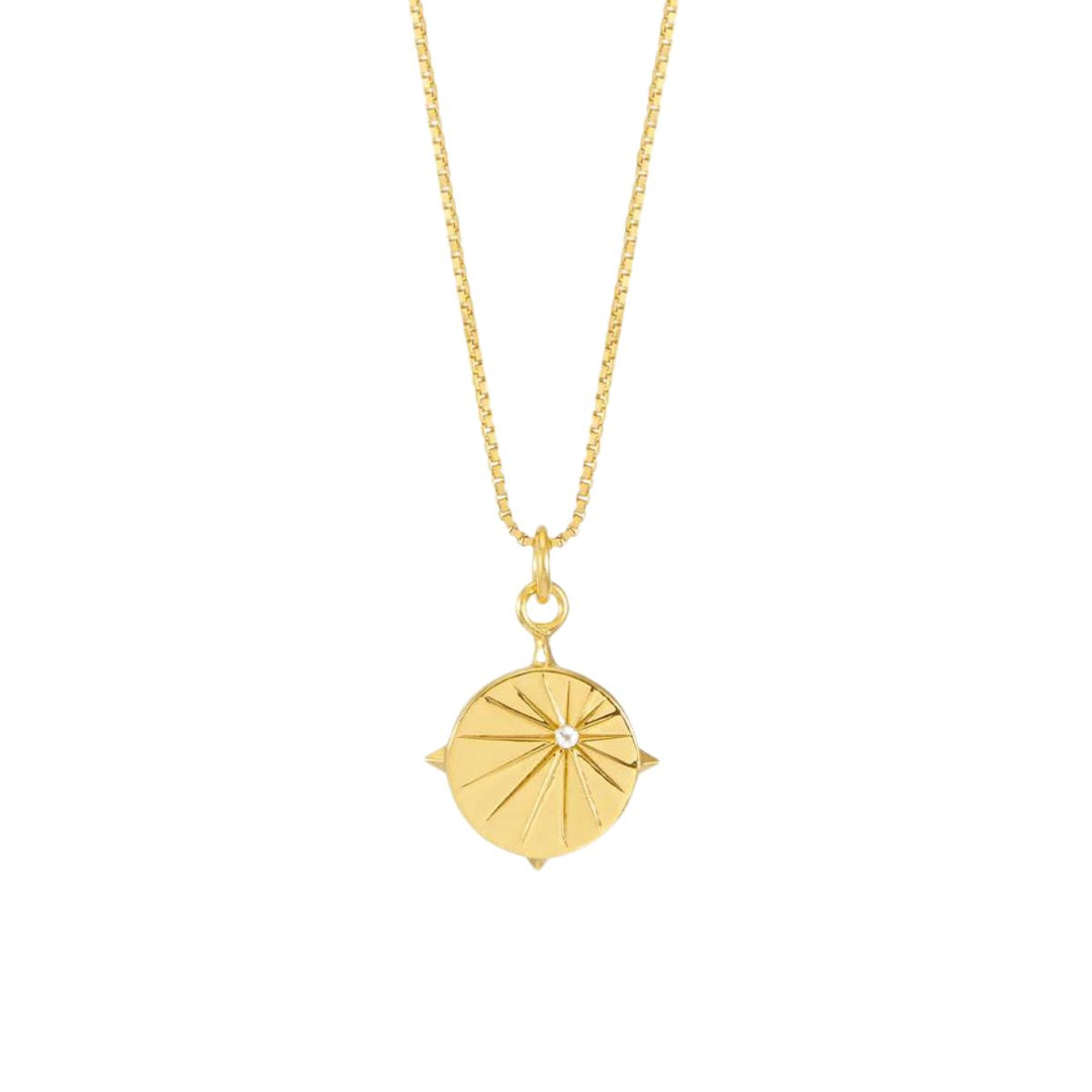 Rachel Jackson North Star Necklace Gold NSN4GP