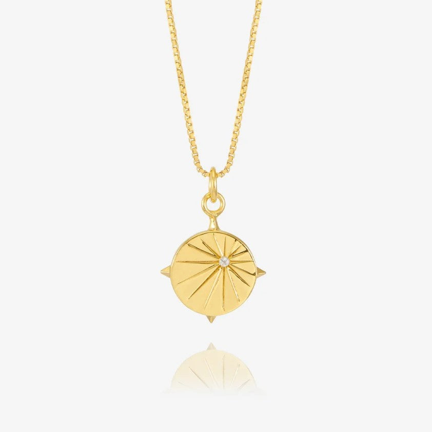 Rachel Jackson North Star Necklace Gold NSN4GP