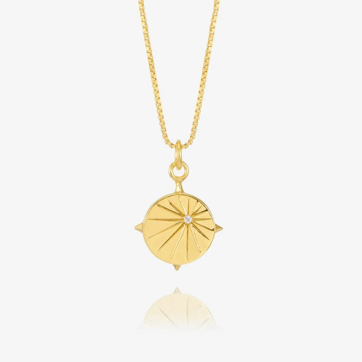 Rachel Jackson North Star Necklace Gold NSN4GP