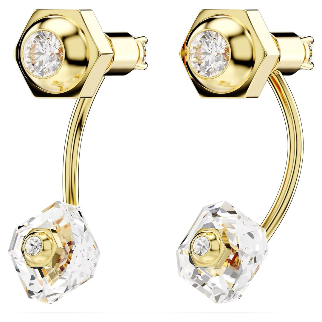 Swarovski Numina Earring Jackets - White with Gold Tone Plating 5677980