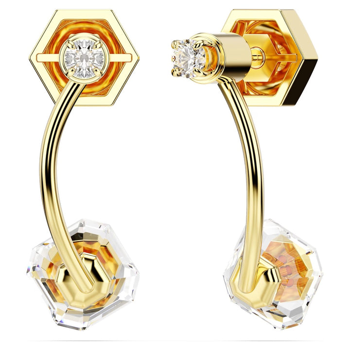 Swarovski Numina Earring Jackets - White with Gold Tone Plating 5677980