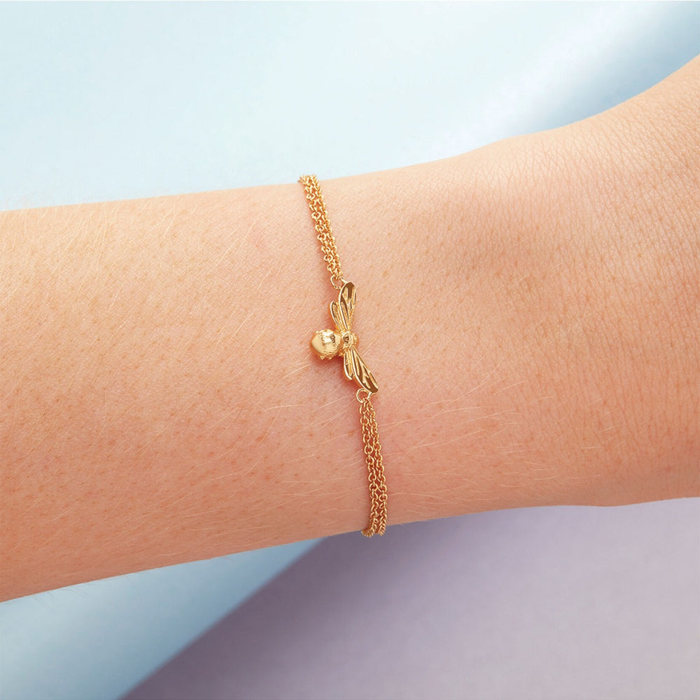 Olivia Burton Lucky Bee Chain Bracelet Gold OBJAMB44N