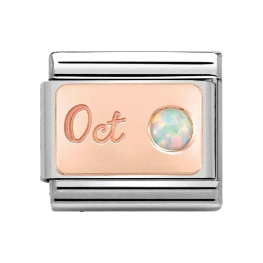 Nomination Rose Gold Classic October Charm 430508/10