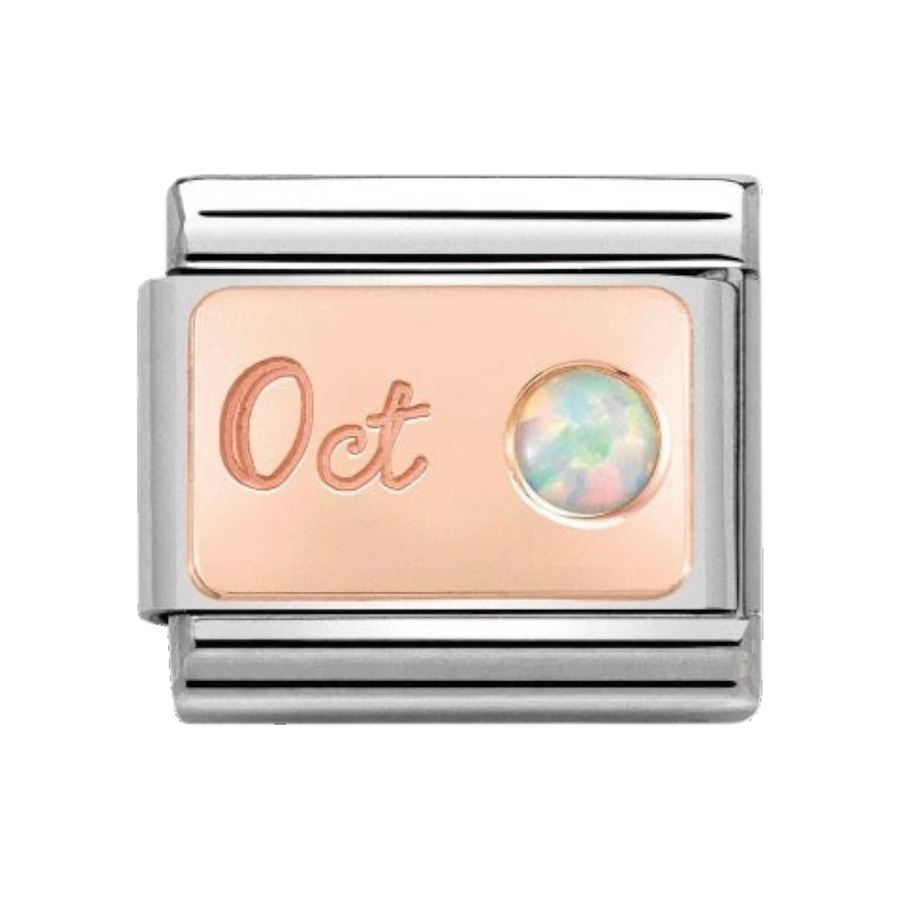 Nomination Rose Gold Classic October Charm 430508/10