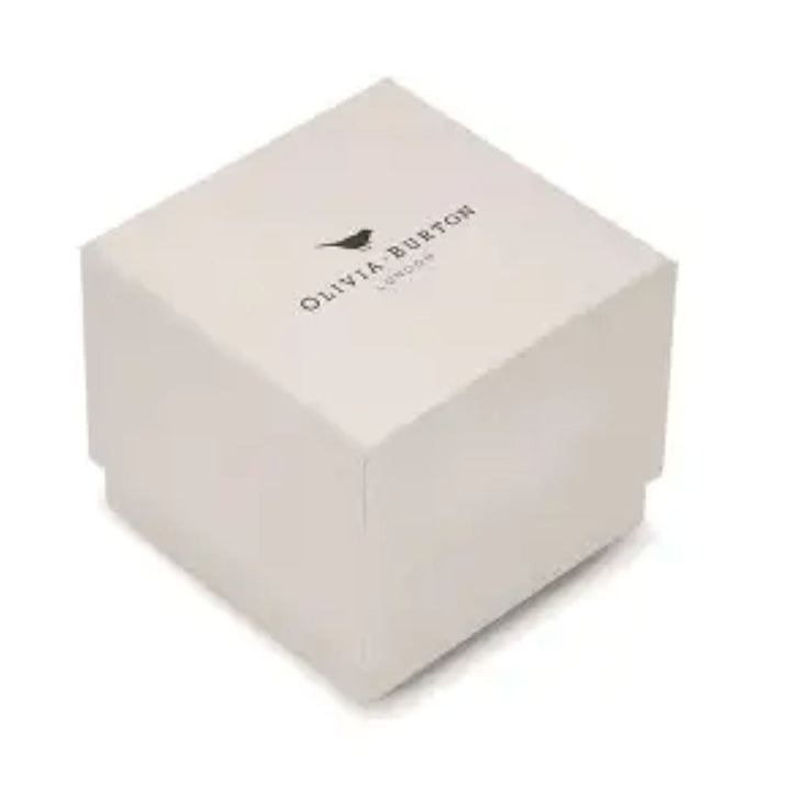 Olivia Burton Classic Mini Grove Gold and Black Croc Leather Strap Watch