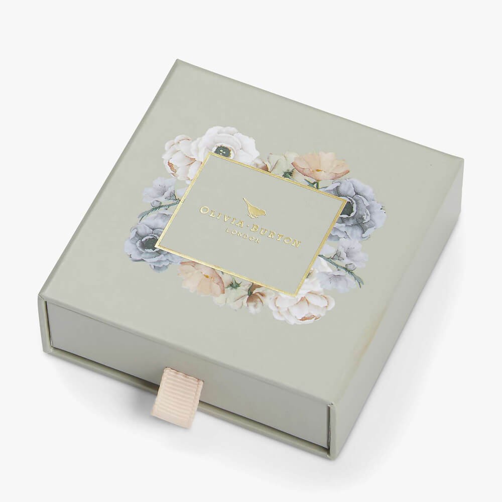 Olivia Burton Bejewelled Classics Disc Silver Bracelet