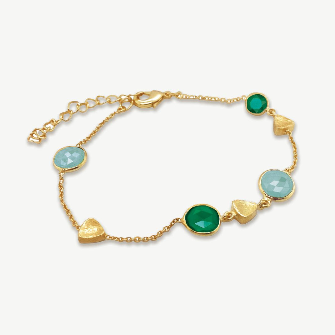 Sarah Alexander Patina Gemstone Charm Bracelet