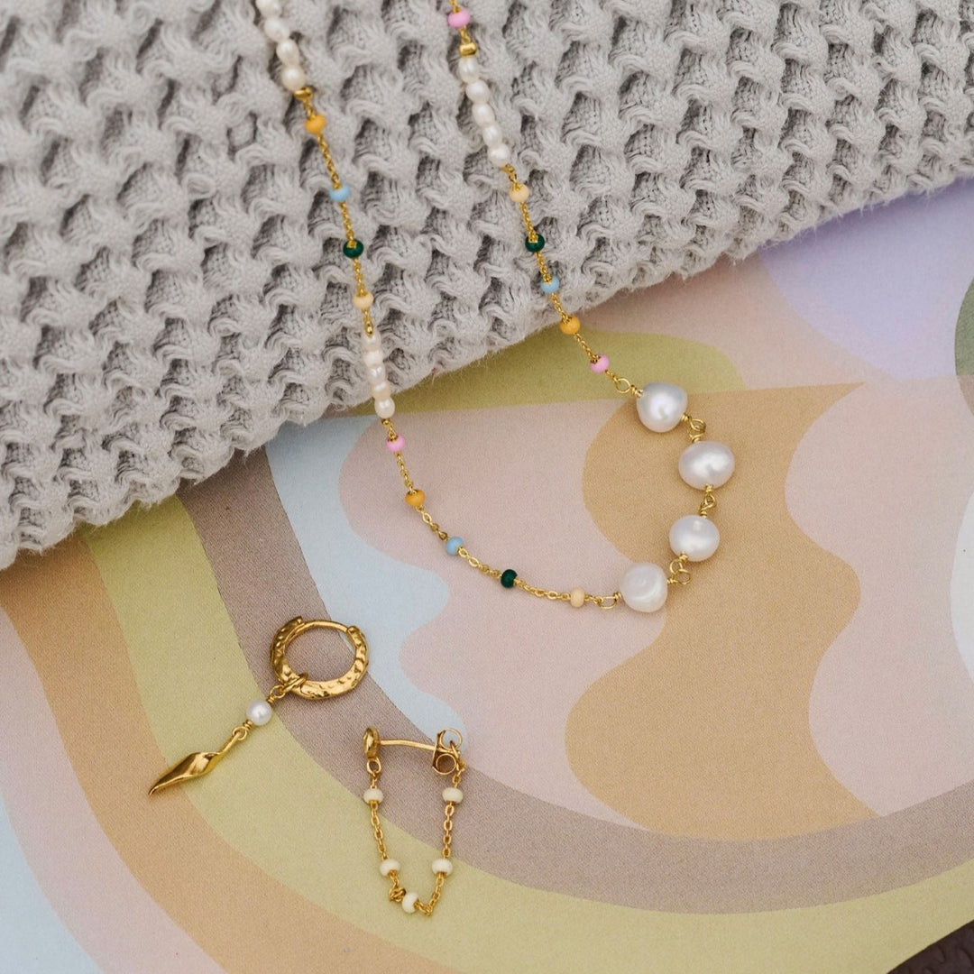 Enamel Copenhagen Lola Perla Necklace. Item code N69G.
