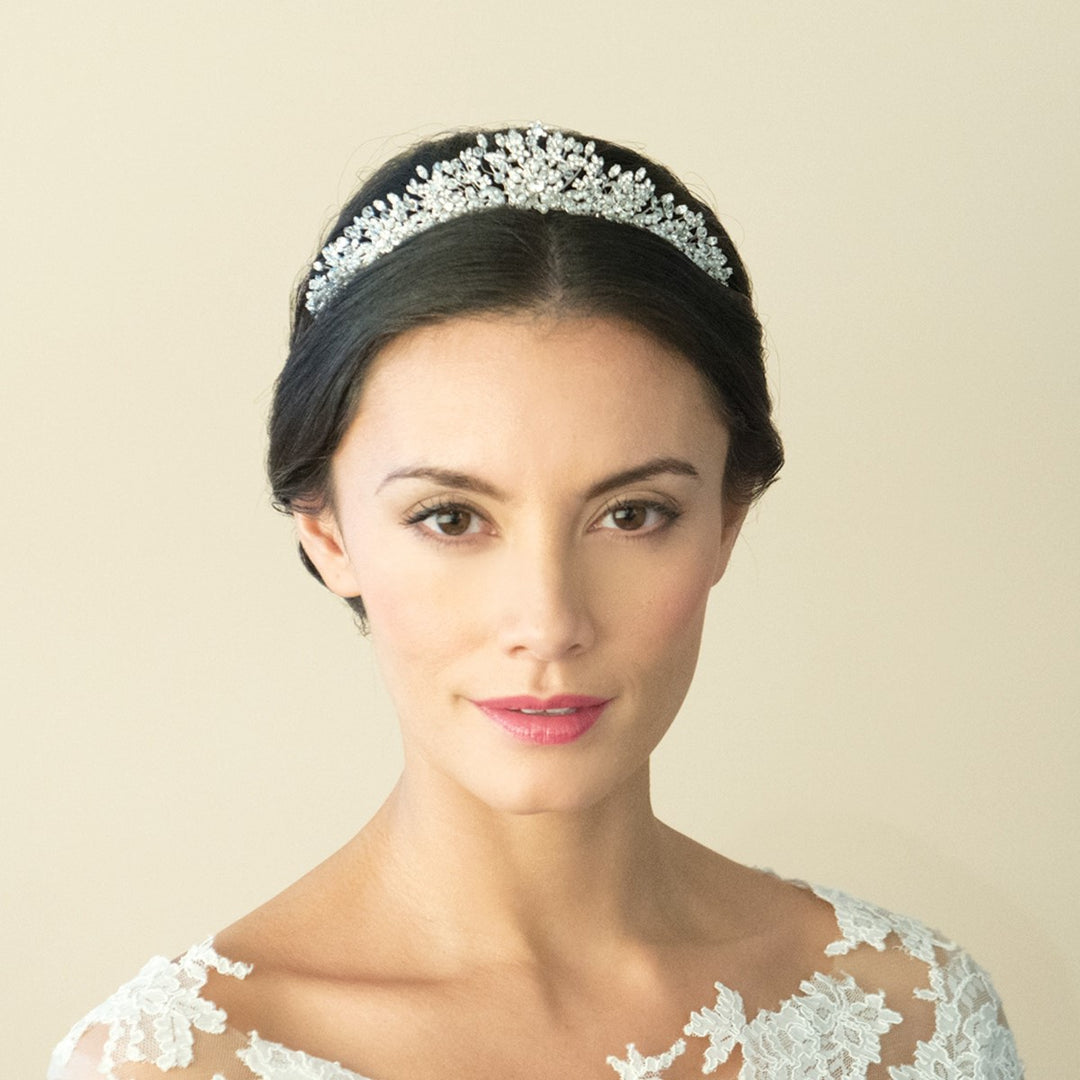 Ivory & Co Pheodora Crystal and Pearl Tiara