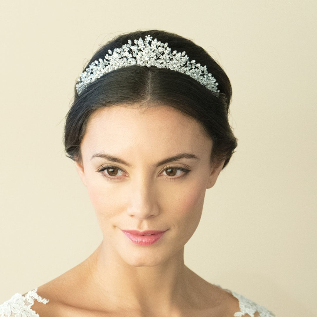 Ivory & Co Pheodora Crystal and Pearl Tiara