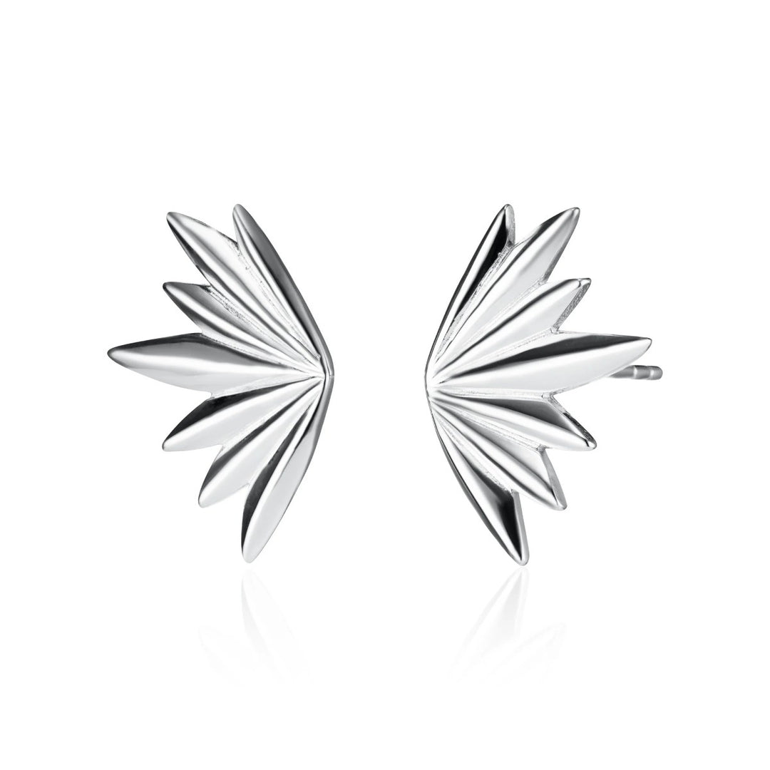 Scream Pretty Phoenix Stud Earrings - Silver