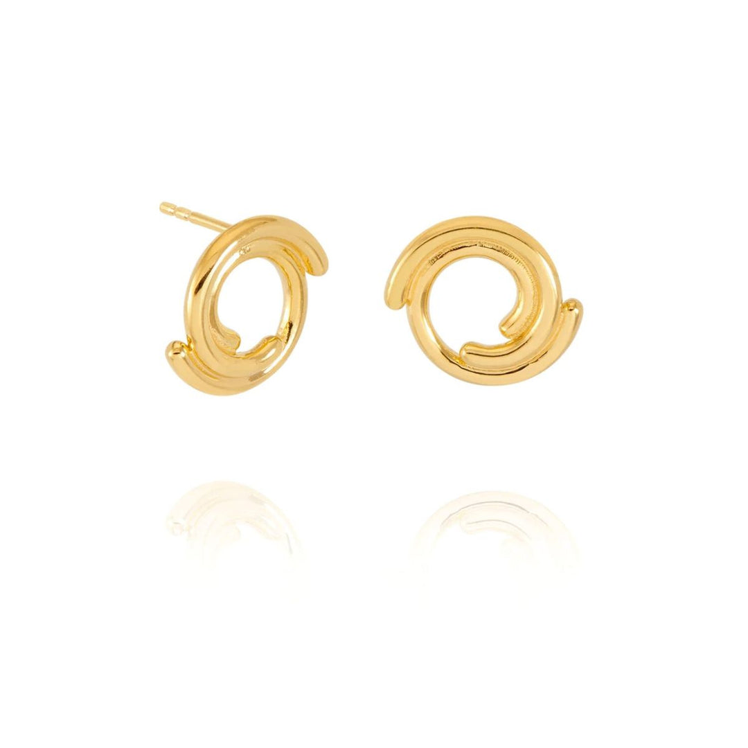 Rachel Jackson Evolve Stud Earrings Gold