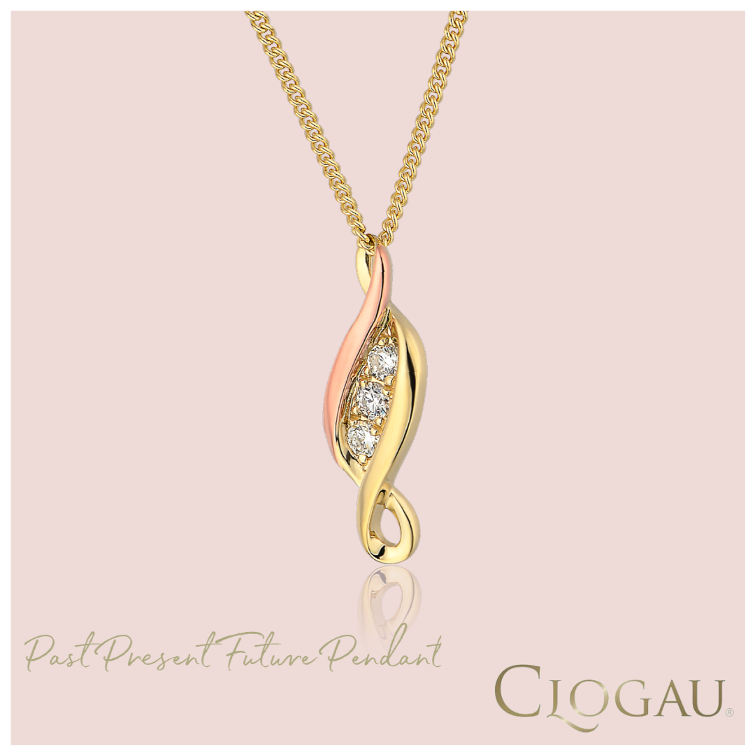 Clogau Past Present Future Pendant Gold - PPFP