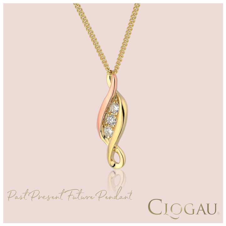 Clogau Past Present Future Pendant Gold - PPFP