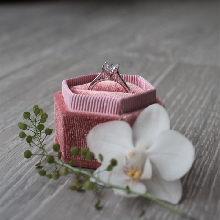 Princess Cut Diamond Solitaire Engagement Ring