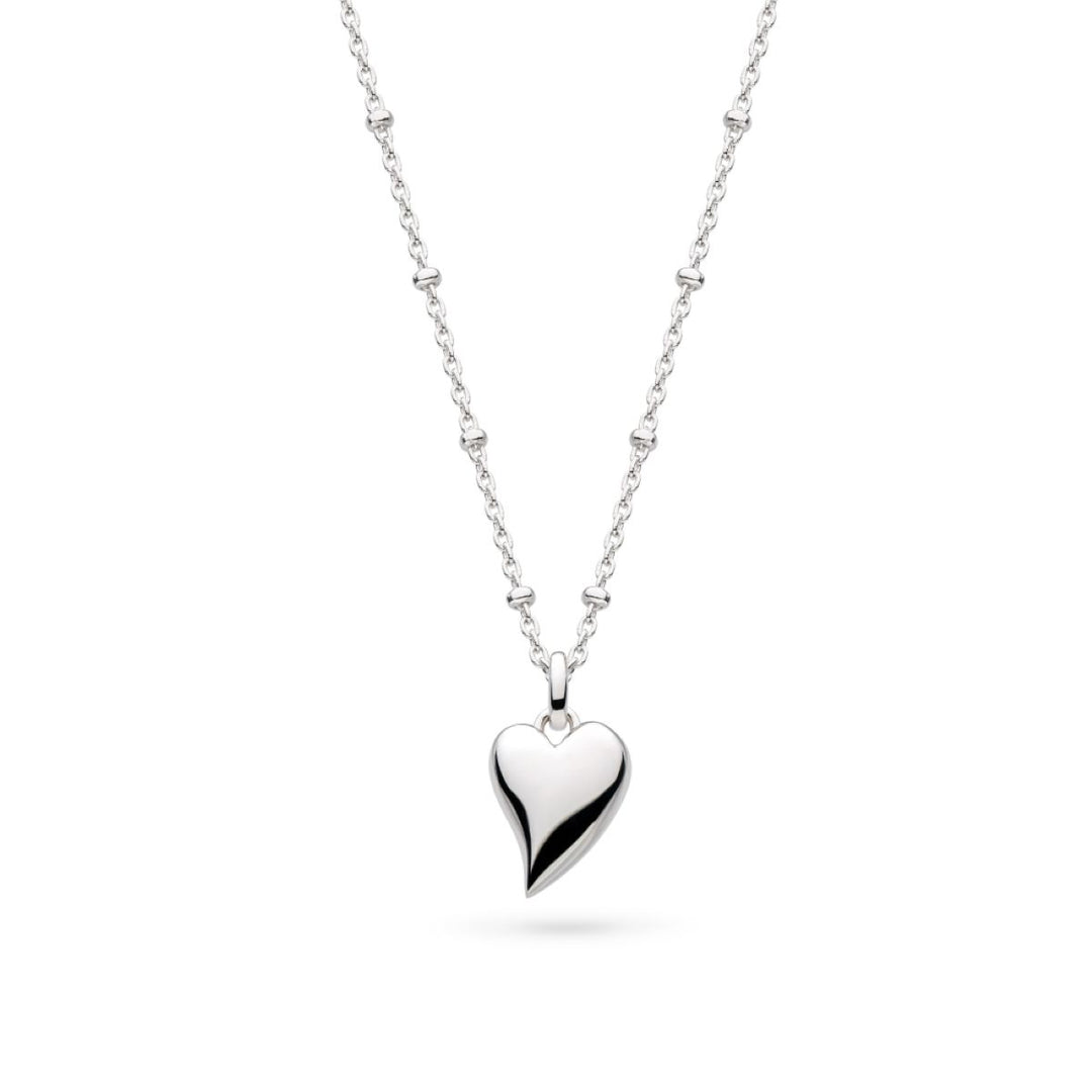 Kit Heath Desire Kiss Midi Heart Ball Chain Necklace - 90500RP