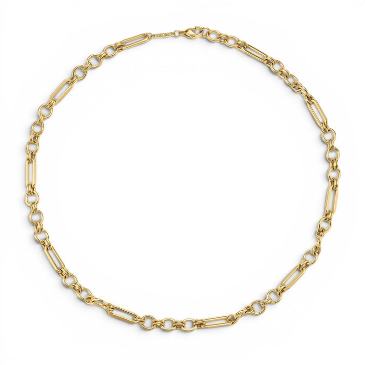 D.Louise Eternal Link Gold Chain Necklace