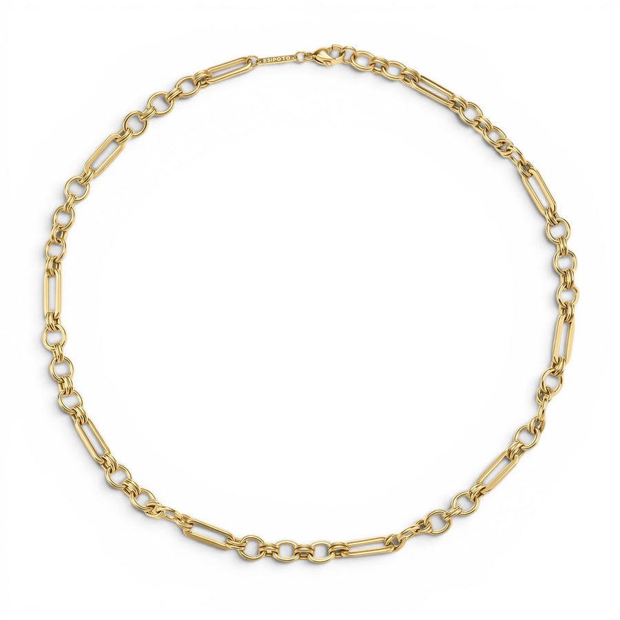D.Louise Eternal Link Gold Chain Necklace