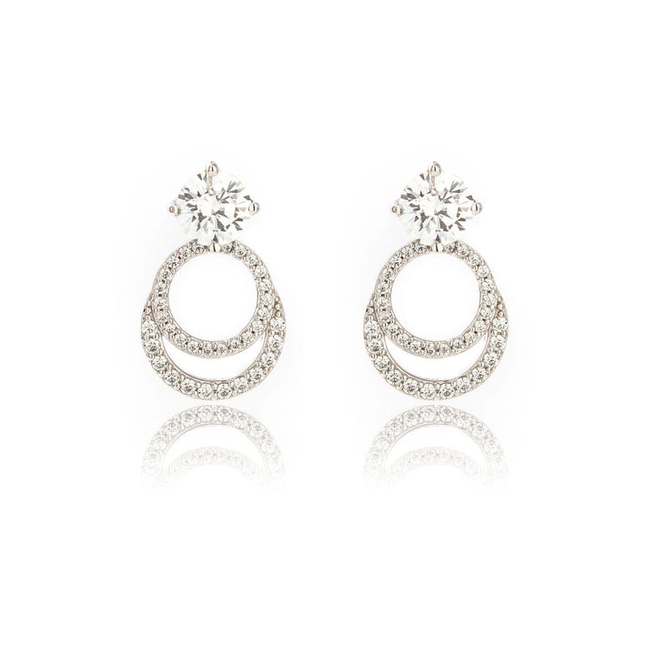 Georgini Goddess Luna Earrings - Silver - IE1123W