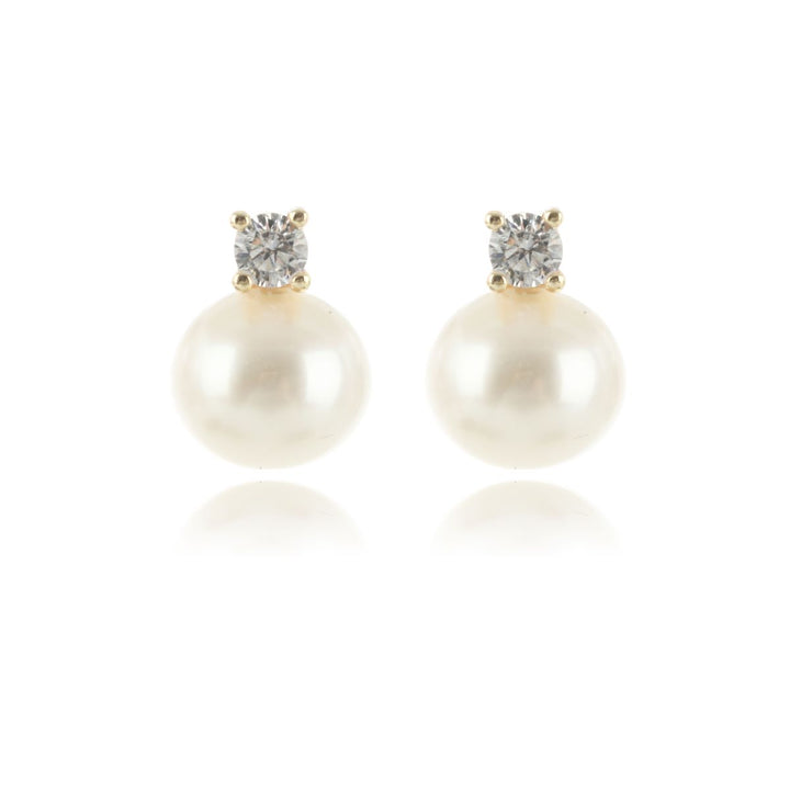 Georgini Oceans Noosa Freshwater Pearl Earrings - Gold - IE1106G