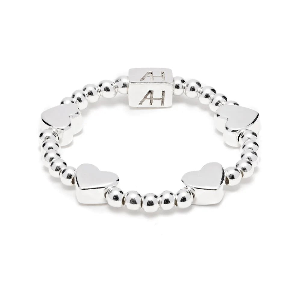 Annie Haak Sweetheart Silver Charm Ring R0341