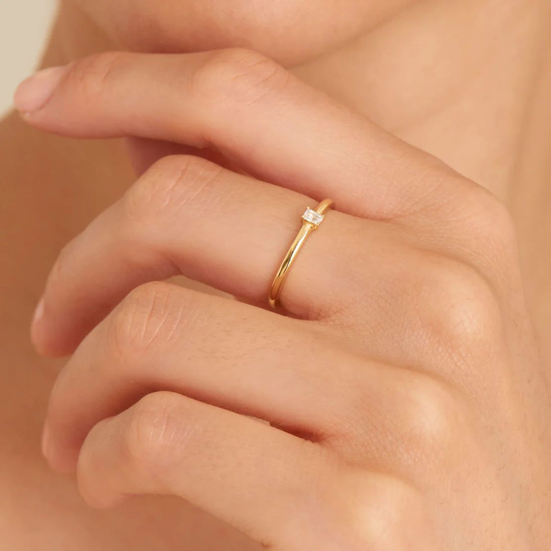 Ania Haie Gold Glam Adjustable Ring - R037-01G