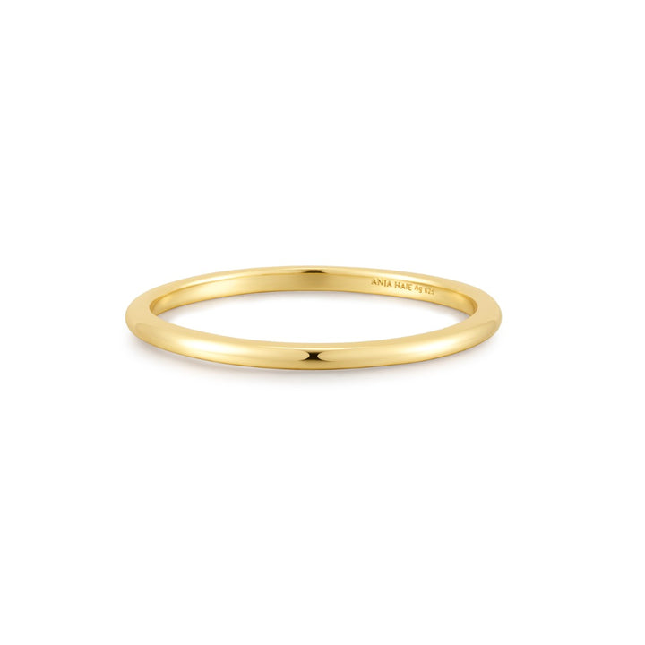 Ania Haie Gold Plain Ring - R058-01G