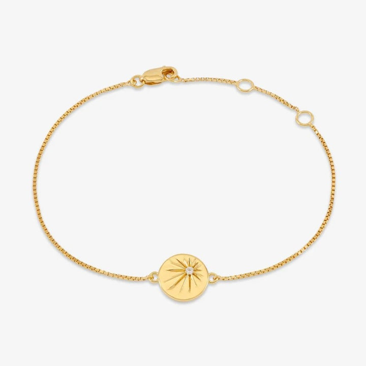Rachel Jackson North Star Bracelet Gold NSB3GP
