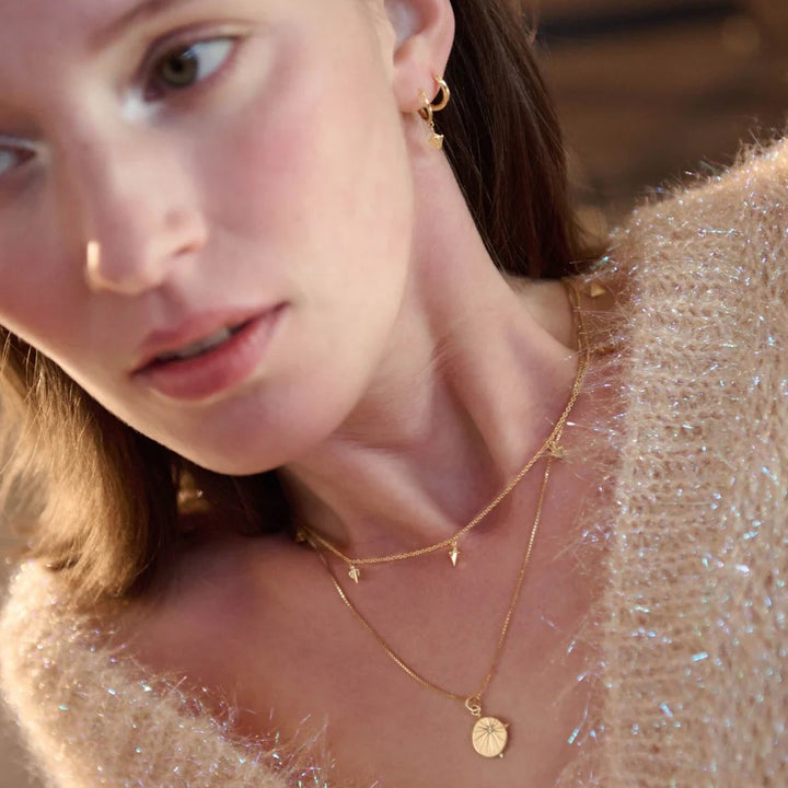 Rachel Jackson North Star Necklace Gold NSN4GP