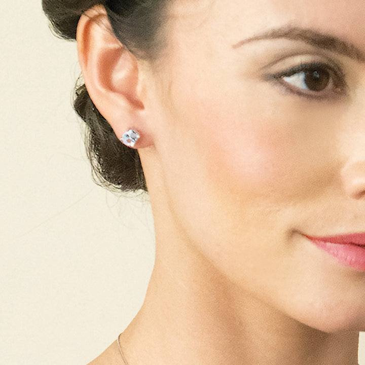 Ivory & Co Rapture Crystal Oval Cut Earrings