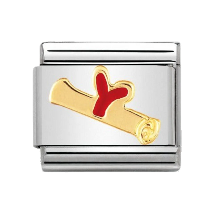 Nomination Classic Diploma Charm - 18k Gold - 030223/03