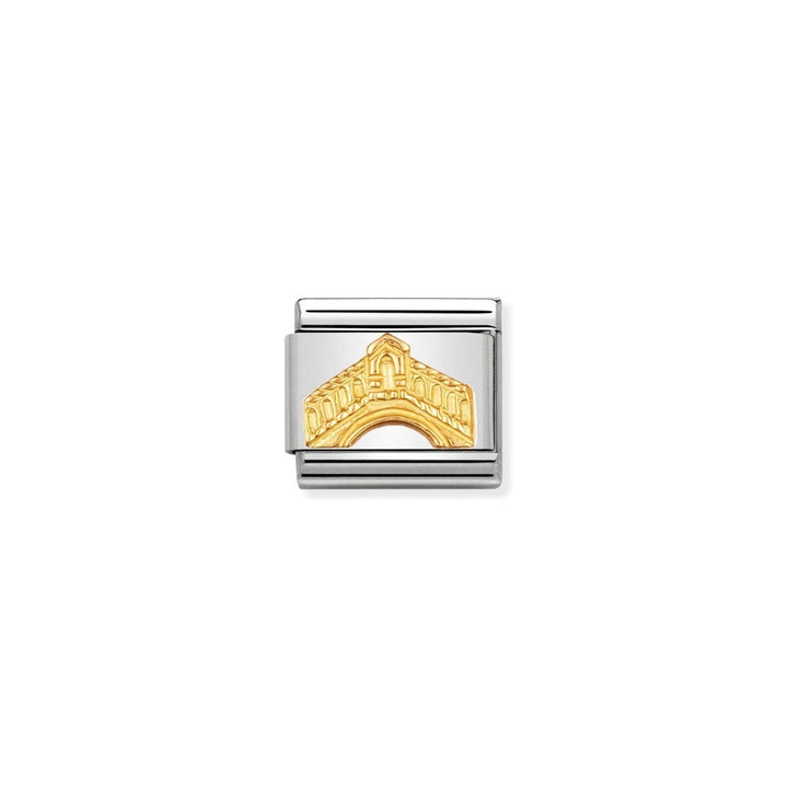 Nomination Classic Monuments Rialto Bridge Charm - 18k Gold - 030123/26