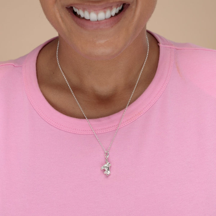 Lily Charmed Roller Skate Charm Silver - item number CSROSK