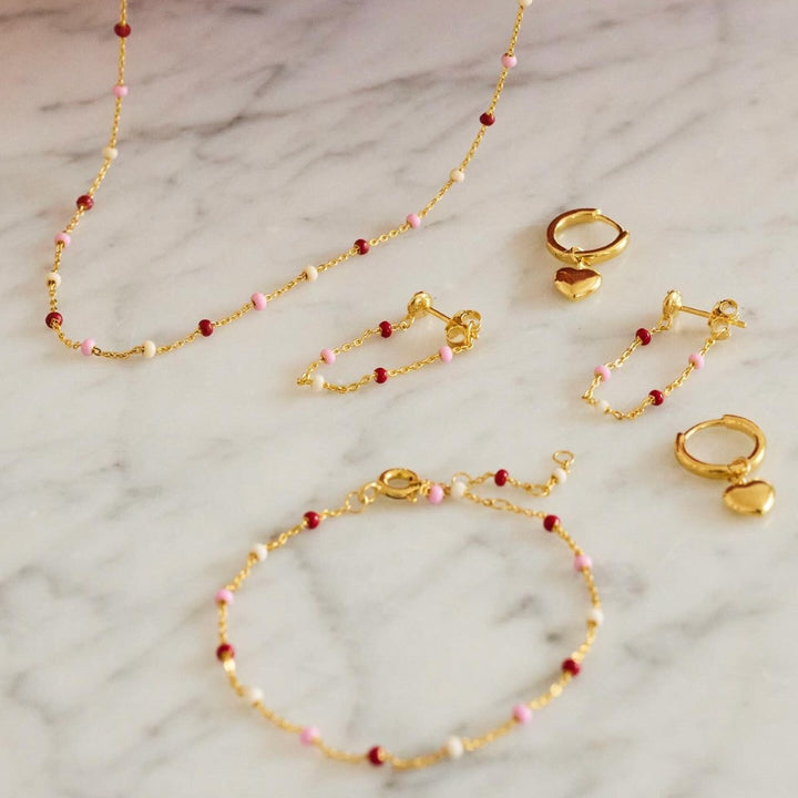 Enamel Copenhagen Lola Rosie Gold Bracelet. Item code B66G_2_rosie.