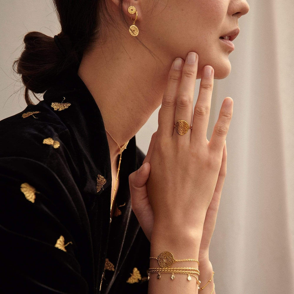 Daisy Isla Double Rope Bracelet - Gold SBR01_GP