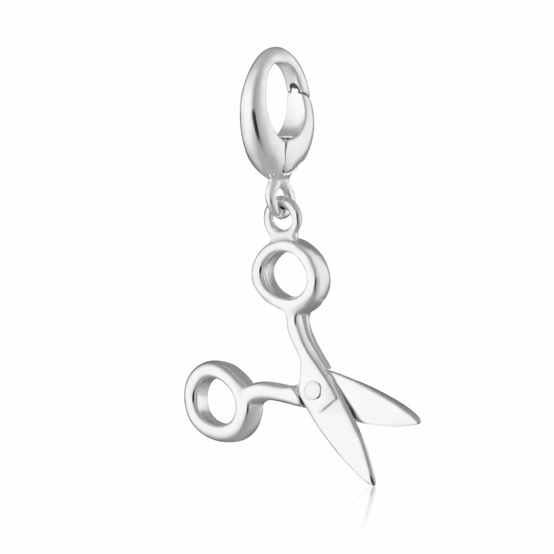 Lily Charmed Scissors Charm Silver