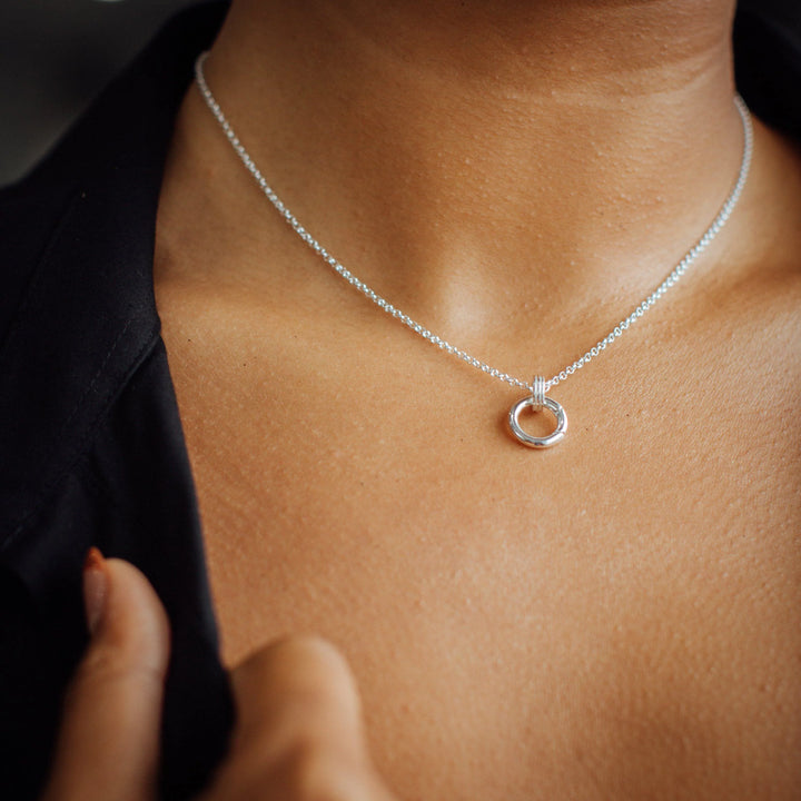 Scream Pretty Eternity Charm Collector Necklace - Silver
