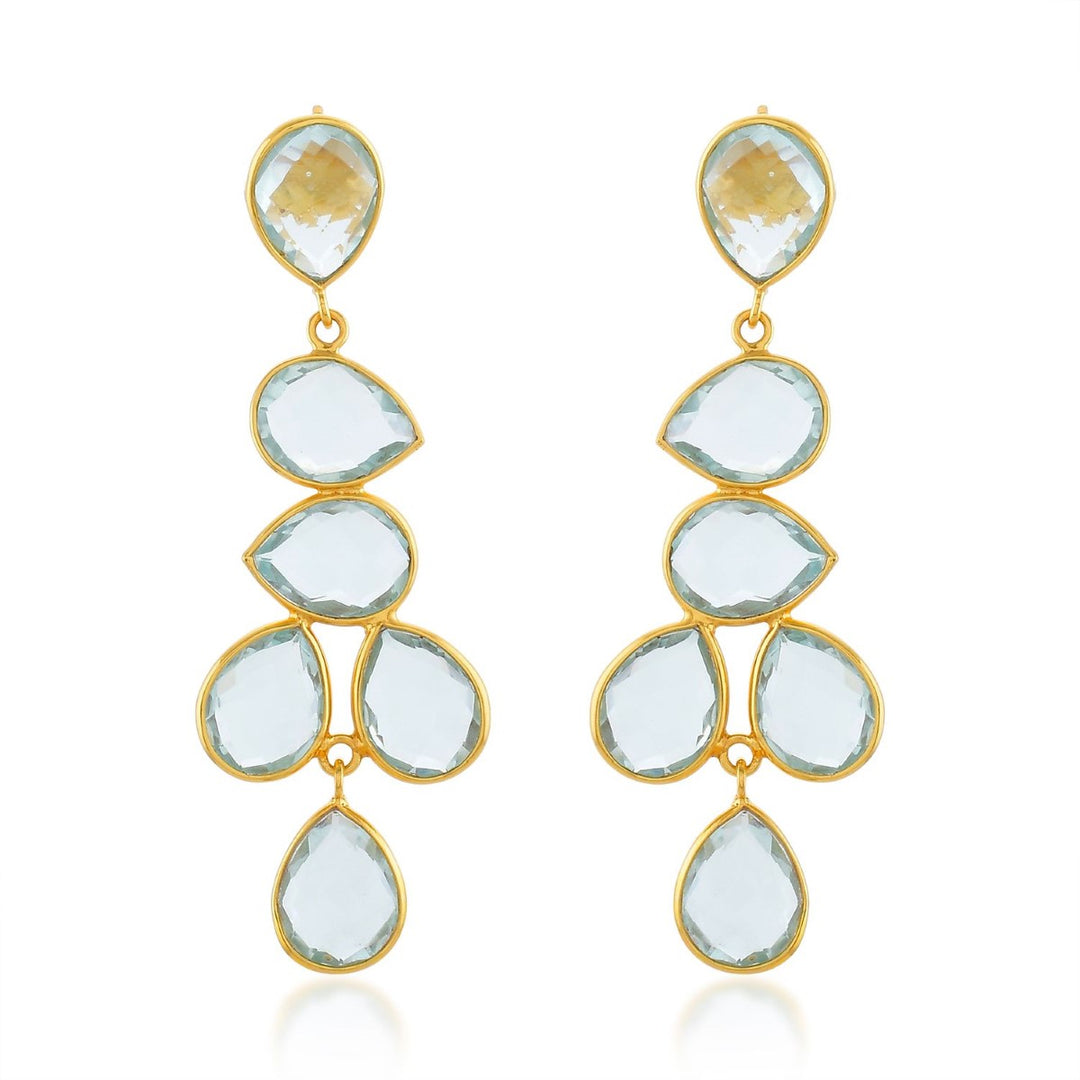 Shyla London Sheena Earrings - Soft Light Blue