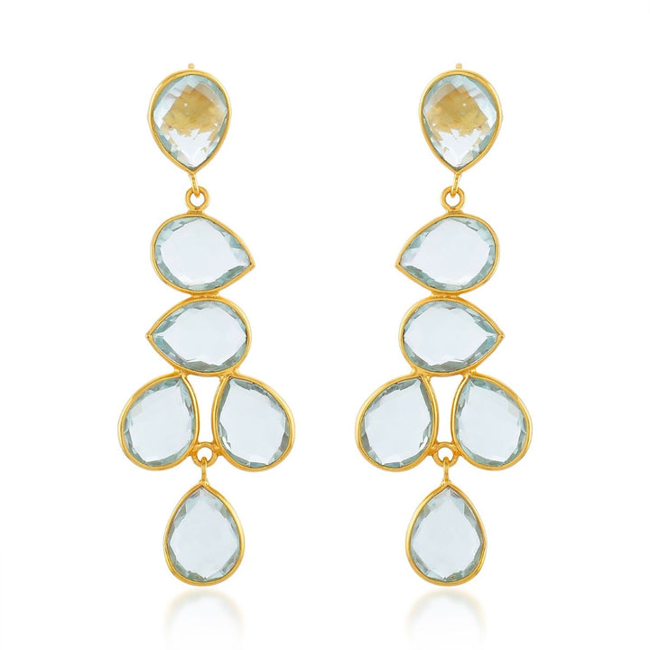Shyla London Sheena Earrings - Soft Light Blue
