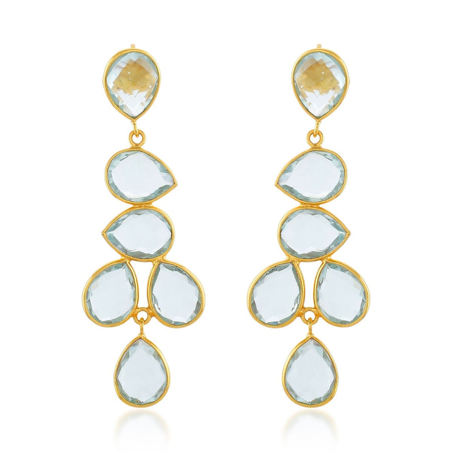 Shyla London Sheena Earrings - Soft Light Blue
