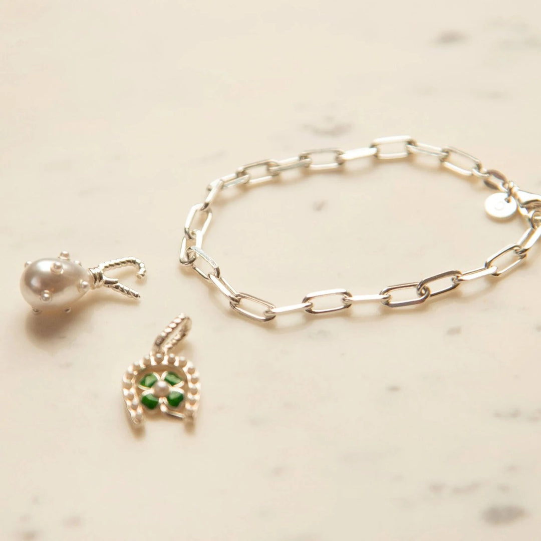 Daisy Shrimps Chunky Chain Bracelet - Silver