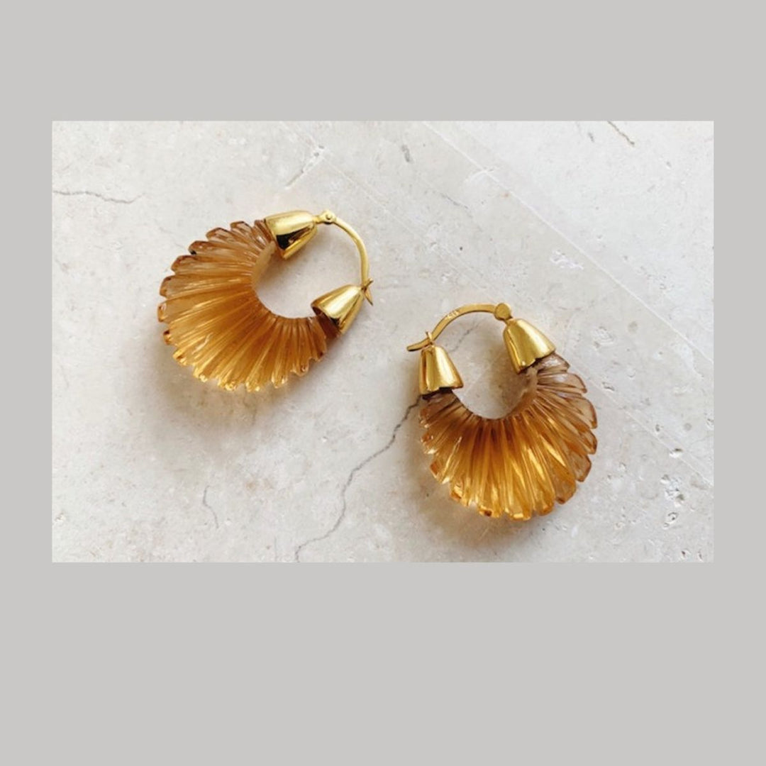 Shyla London Ettienne Earrings - Champagne