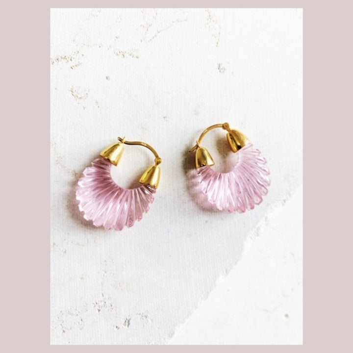Shyla London Ettienne Earrings - Pink