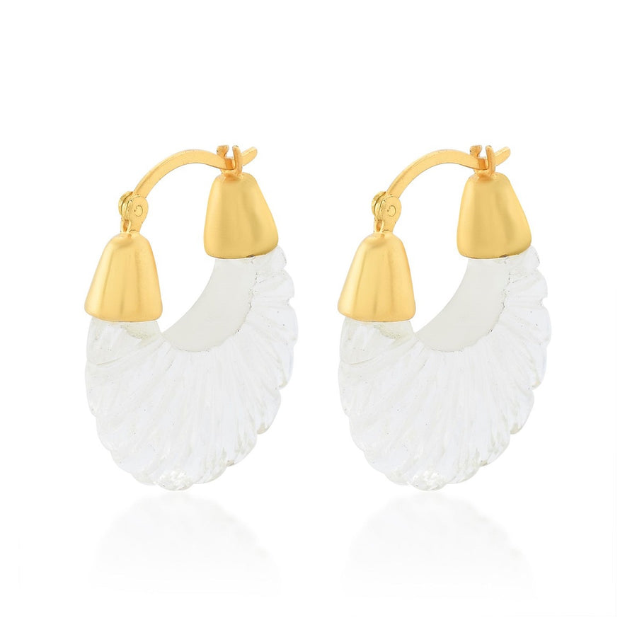 Shyla London Ettienne Earrings - Crystal Clear