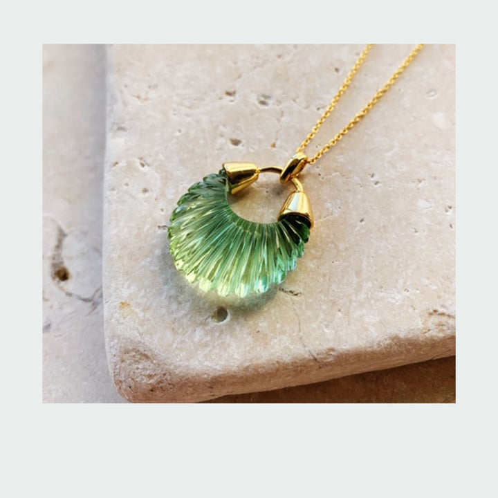 Shyla London Ettienne Necklace - Green